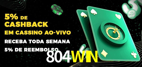 Promoções do cassino ao Vivo 804WIN